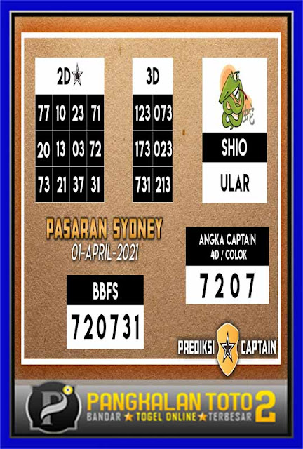 Syair Sydney 1 April 2021 Prediksi Sydney Ubertoto Syair Sydney 1 April 2021 Prediksi Sydney Ubertoto