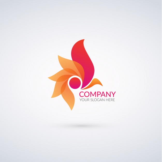 Abstract logo template Free Vector