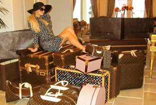 Cheap Louis Vuitton Vintage Rolling Luggage Set Bags
