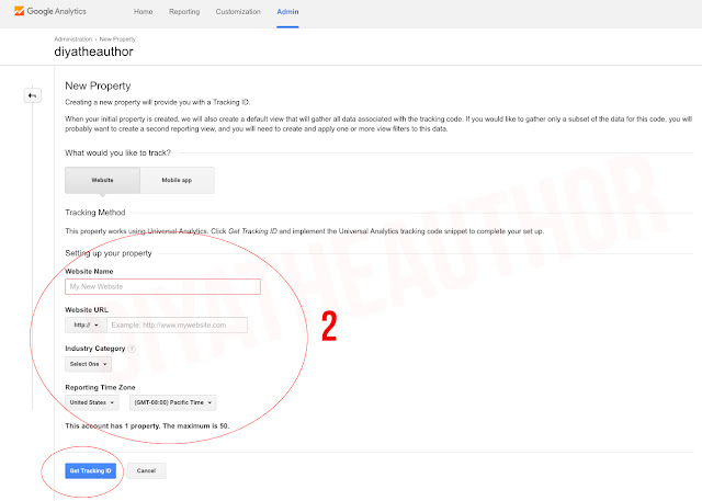 Cara Mudah Setting Google Analytic Untuk Blogger 2