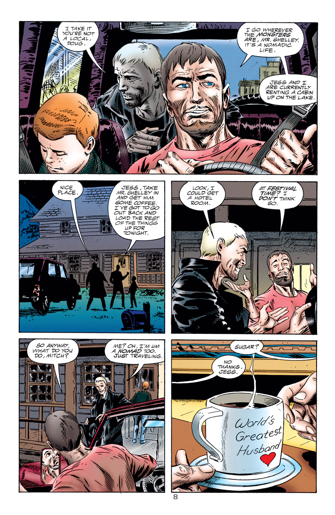 Read online Resurrection Man (1997) comic -  Issue #8 - 9