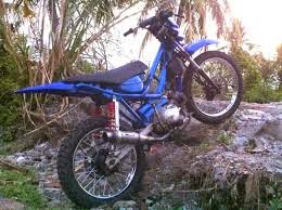 Modifikasi motor trail jadul supra fit bebek fiz r klx ktm