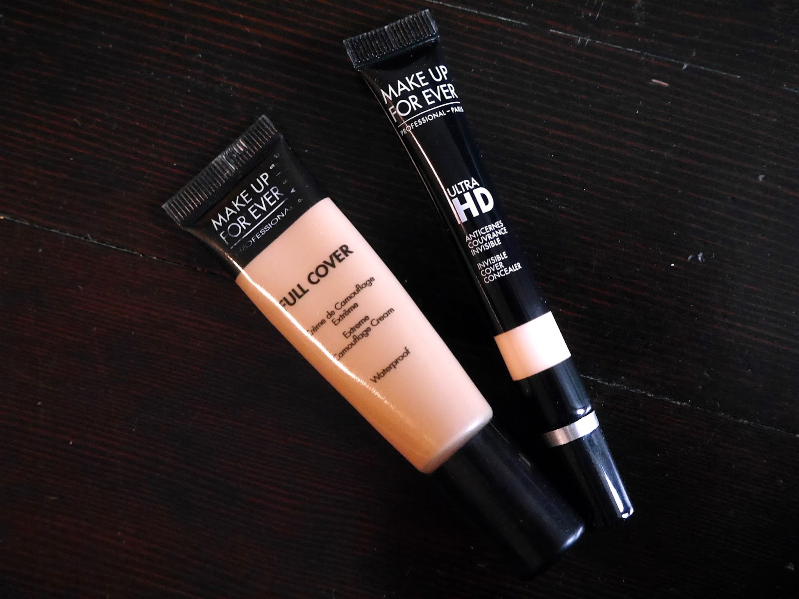 A Beautiful Zen: Comparison: Make Up For Ever Full Cover Concealer