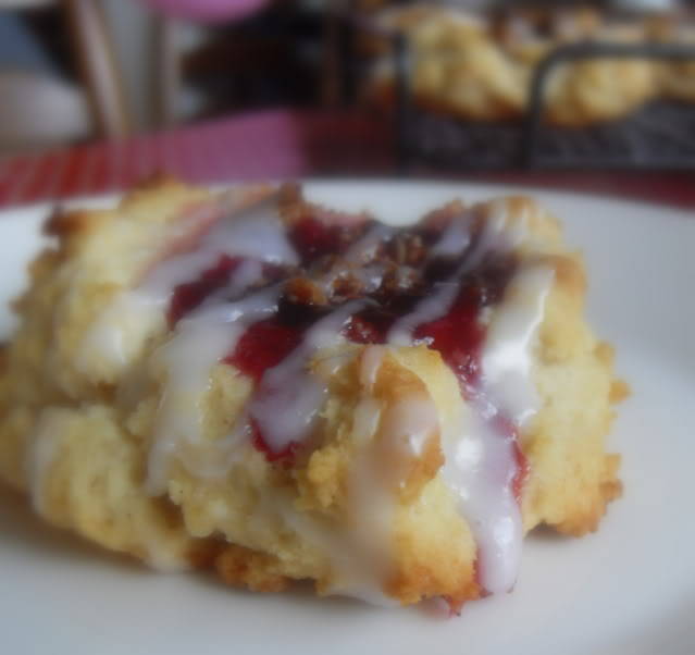 Cherry Granola Breakfast Buns