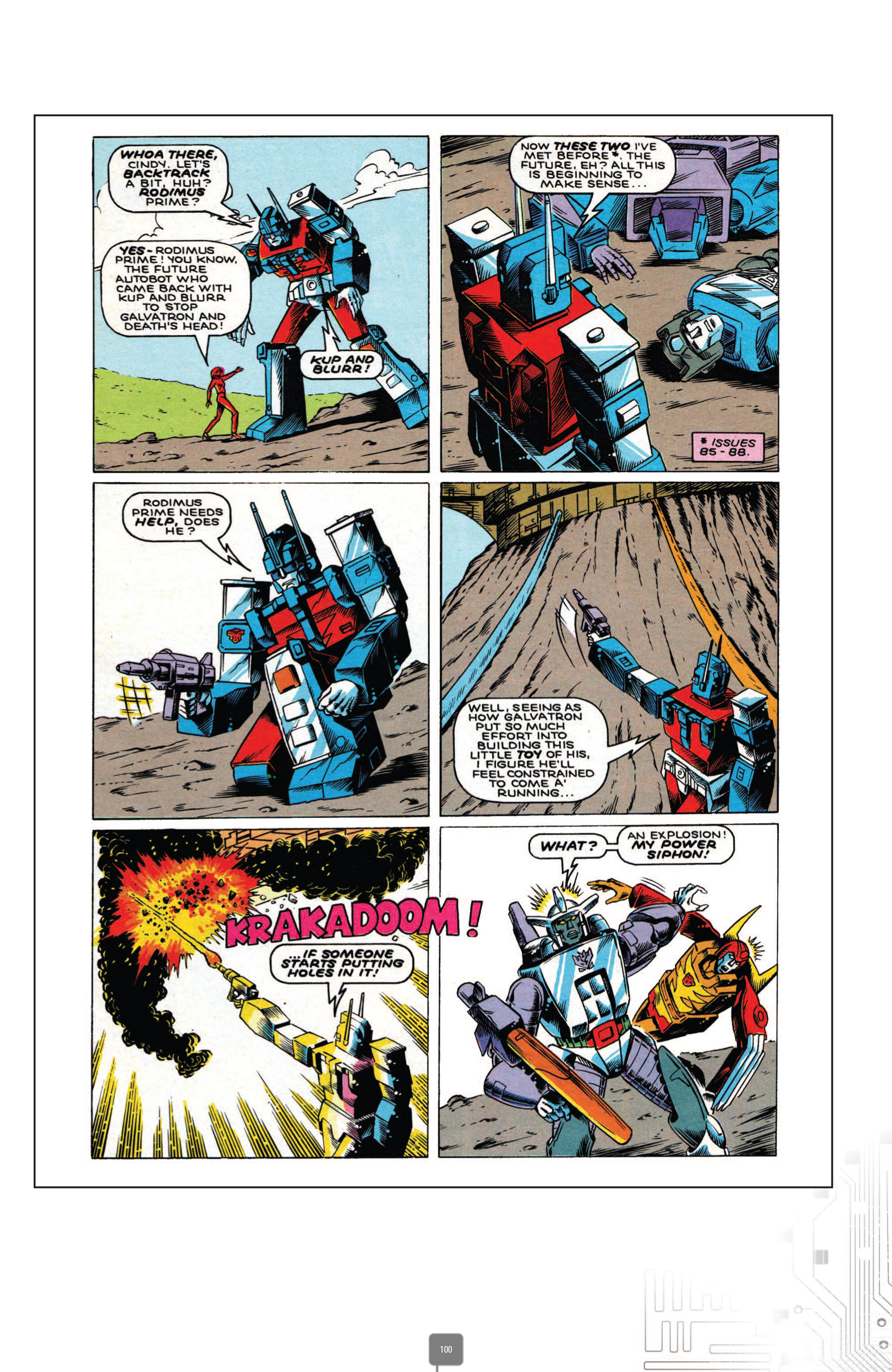 Read online The Transformers Classics UK comic -  Issue # TPB 4 - 100