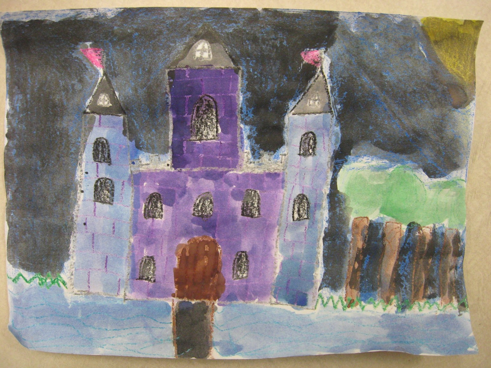 Miss Young's Art Room 1st Grade Castles