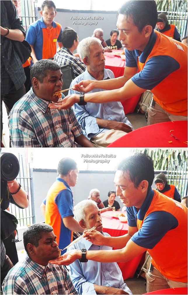 In the spirit of giving and caring, HyppTV delegates attending to the needs of the residents