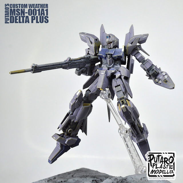 HGUC 1/144 MSN-001A1 DELTA PLUS custom by Putra Shining