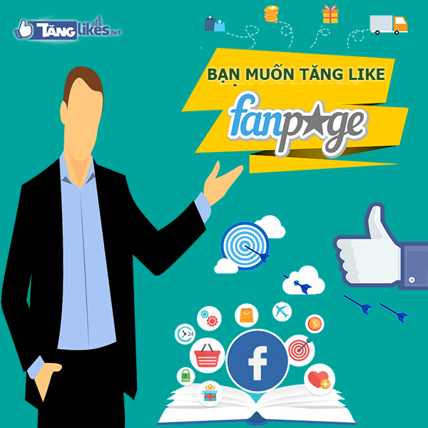 tang like fanpage facebook
