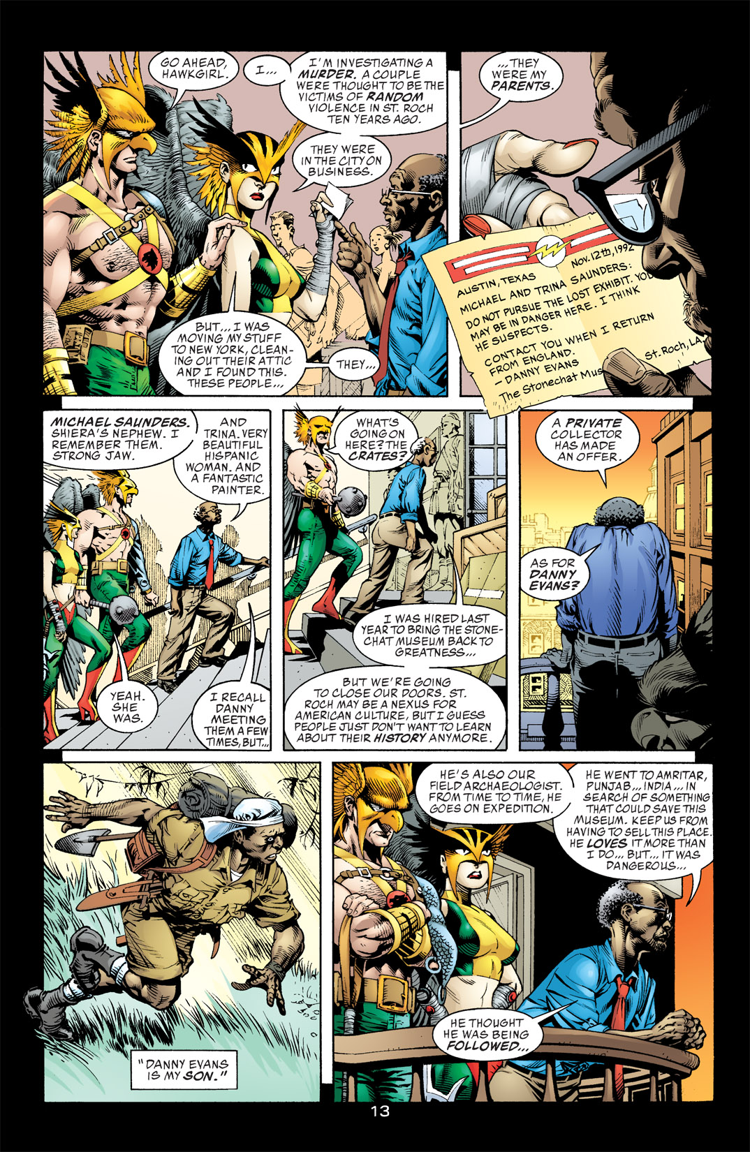 Hawkman (2002) Issue #1 #1 - English 13
