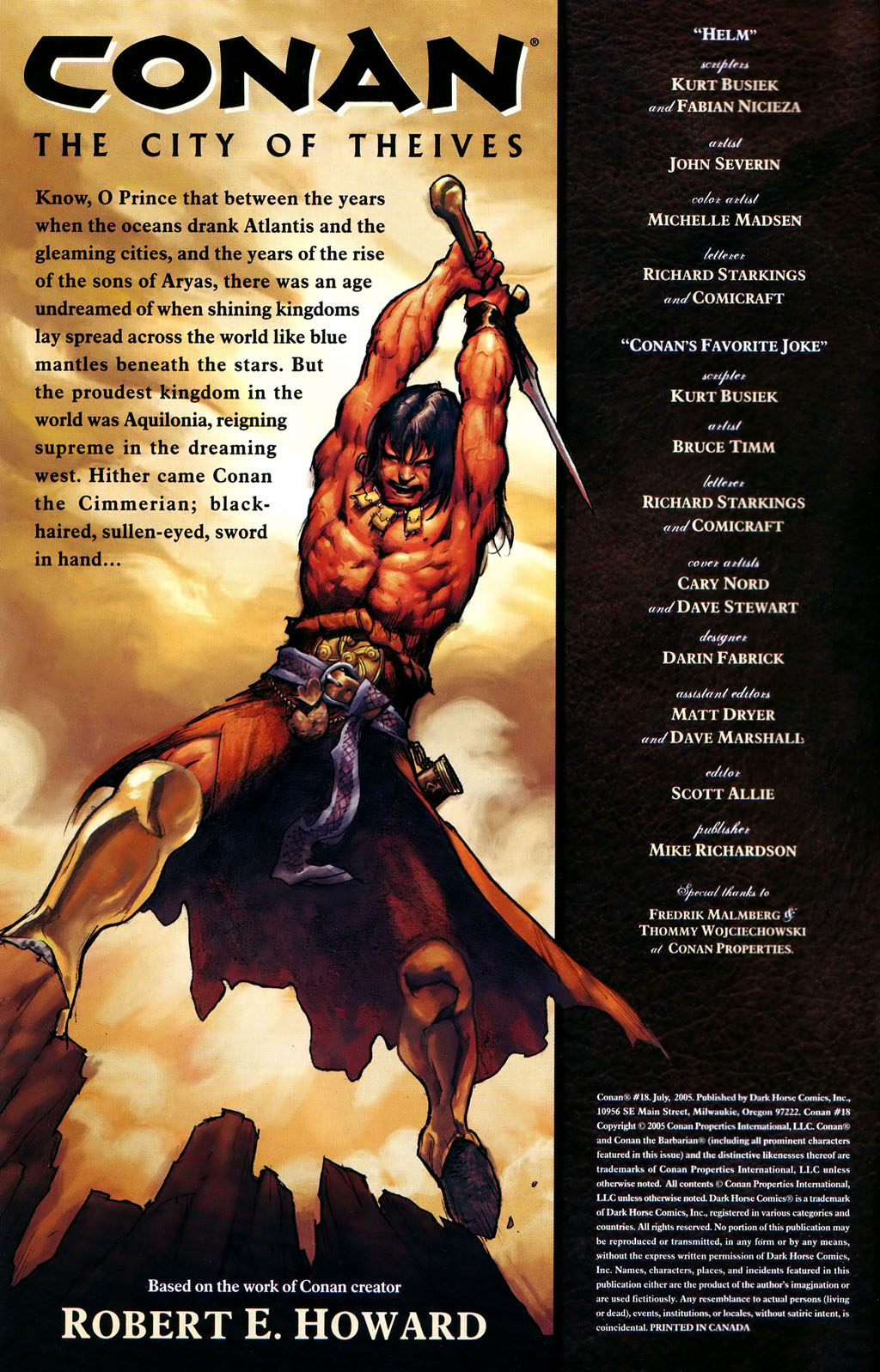 Read online Conan (2003) comic -  Issue #18 - 2