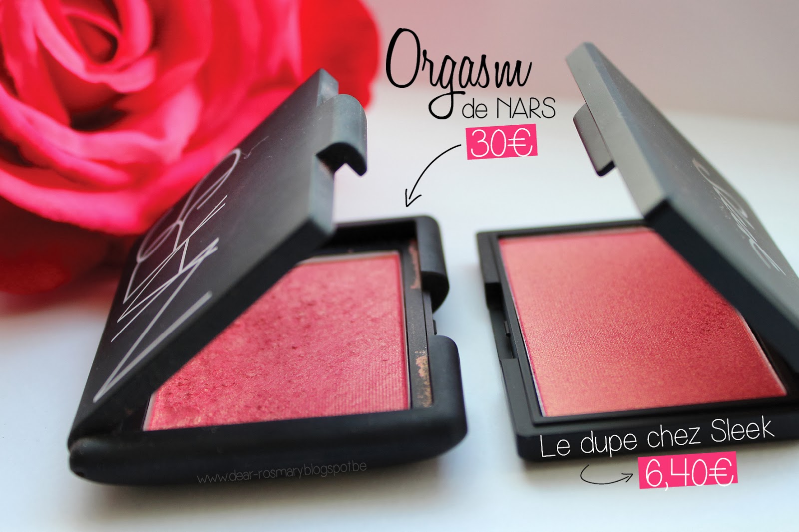 Mes 5 blushs préférés et leur dupe à prix doux. Dear Rosemary