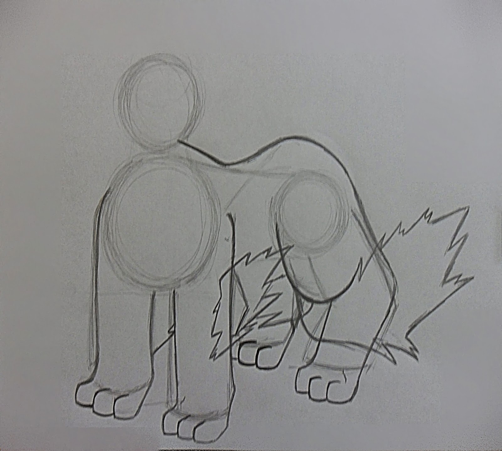 Desenhos de Pokemon Growlithe - Como desenhar Pokemon Growlithe passo a  passo