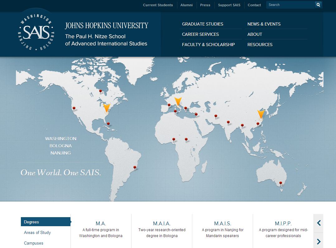 Johns Hopkins SAIS Europe (Bologna) Admissions Blog A new window on SAIS
