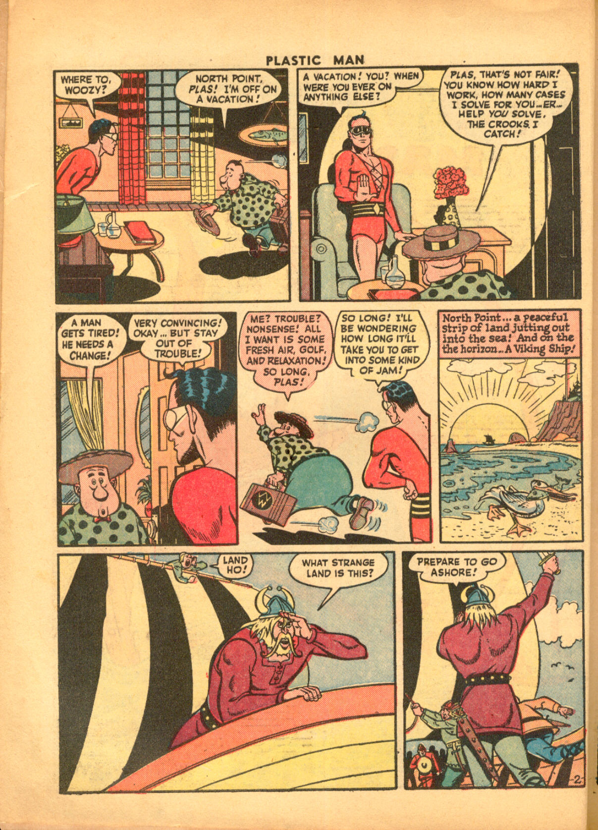 Plastic Man (1943) issue 4 - Page 4