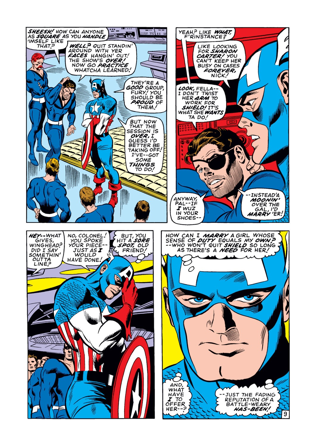 Read online Captain America (1968) comic -  Issue #123 - 10