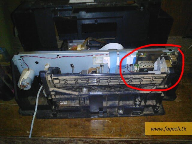 Cara membuka membongkar casing printer Epson Stylus T11