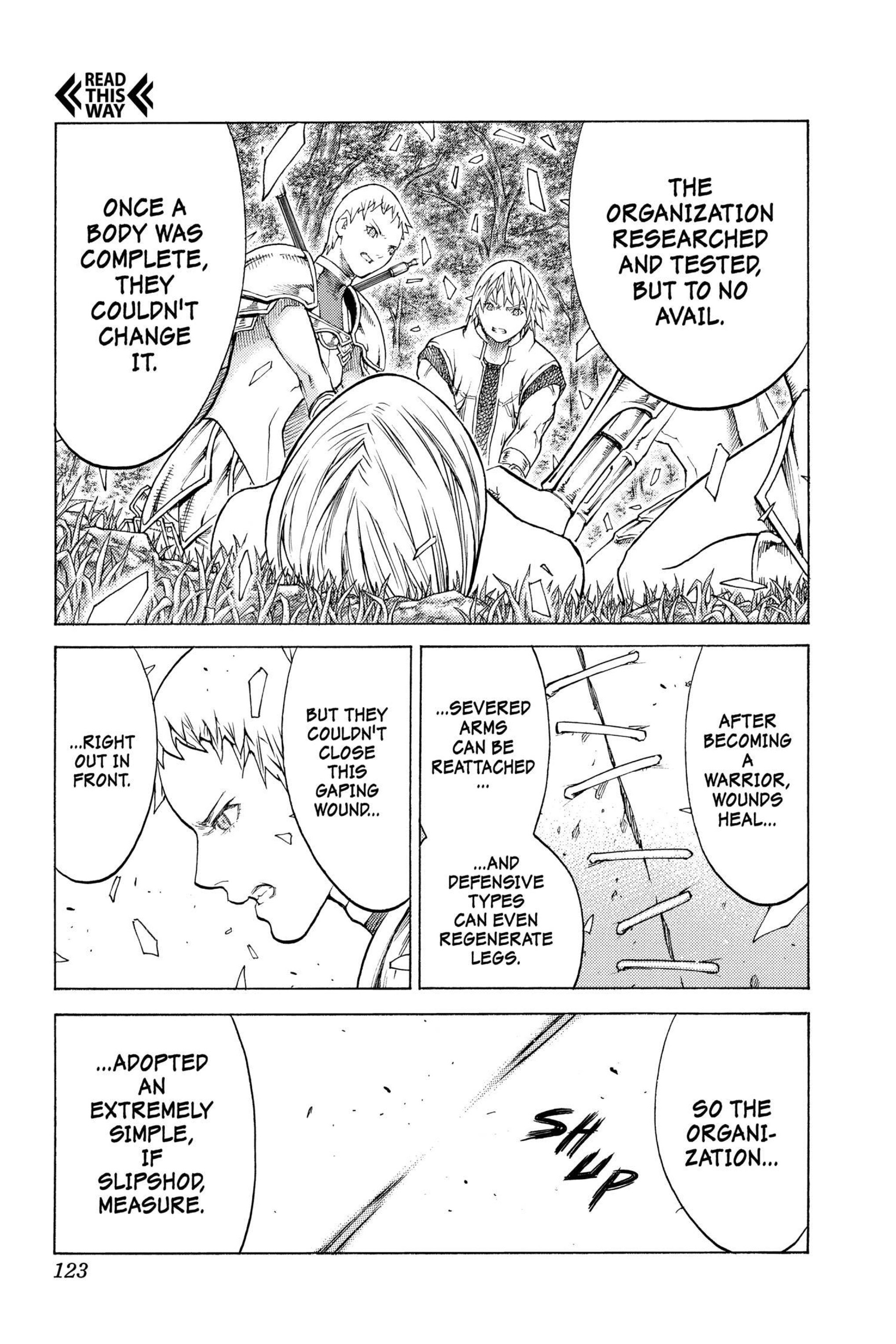 Read online Claymore comic -  Issue #23 - 112