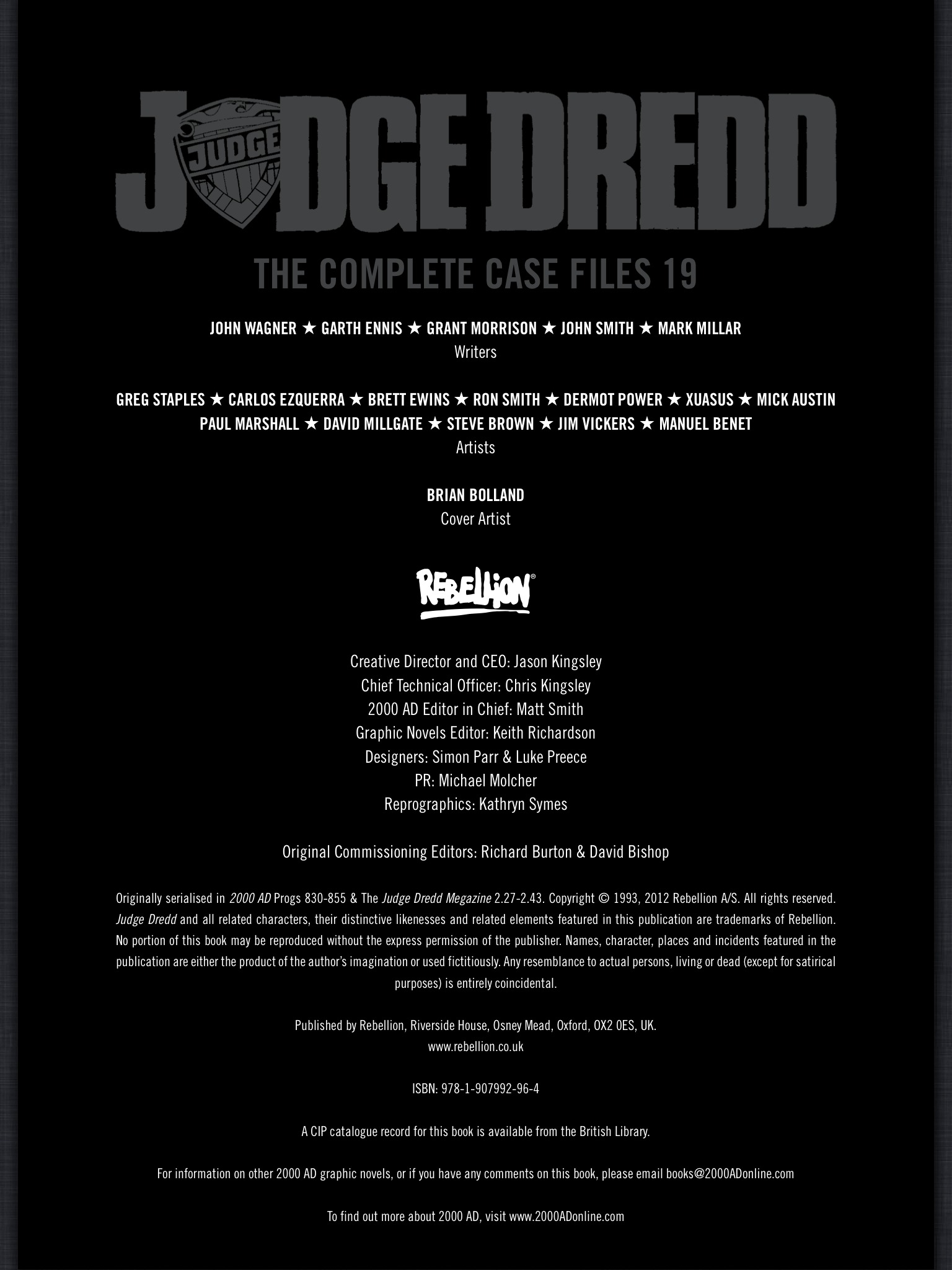 Read online Judge Dredd: The Complete Case Files comic -  Issue # TPB 19 - 2