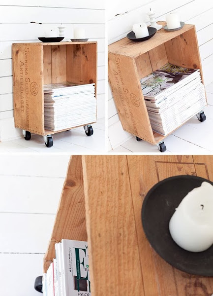 Decorar con cajones de madera y cómo sacarles partido