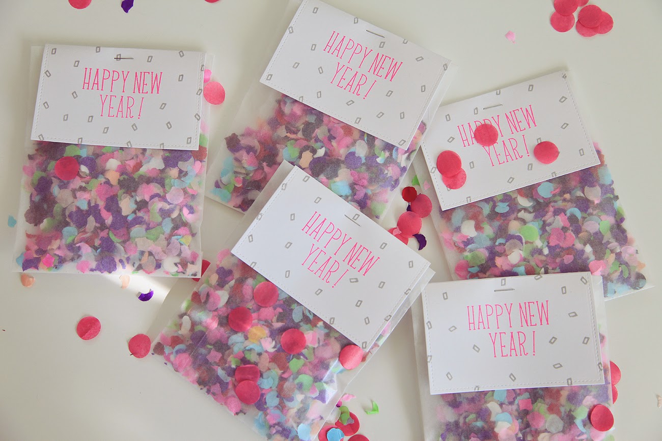 Unify Handmade DIYEasy New Year's Eve Confetti Bags