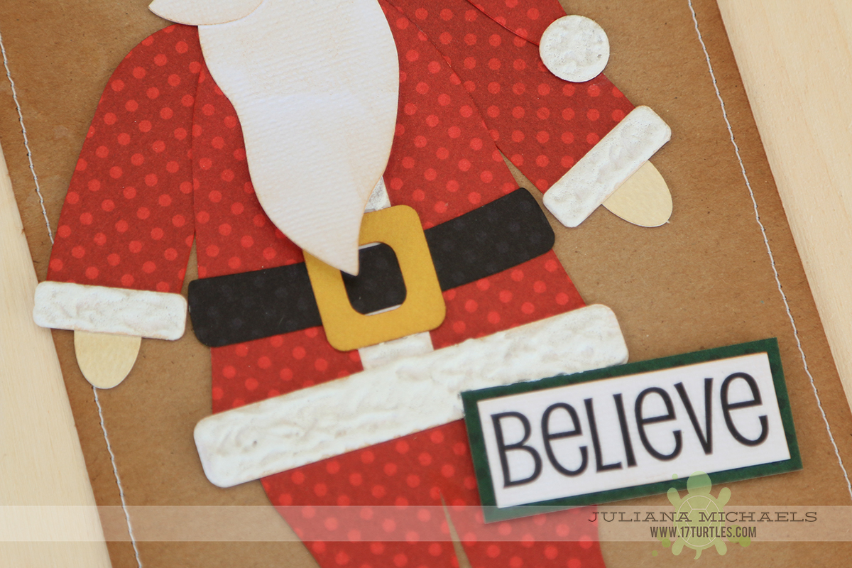 Santa Gift Tags using 17turtles Digital Cut Files by Juliana Michaels