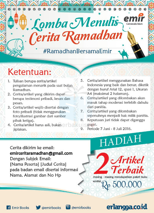 Lomba Menulis Cerita Ramadhan Lomba Menulis Cerita Ramadhan