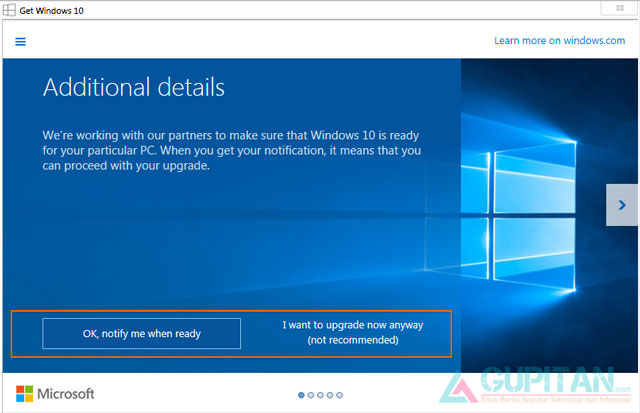 Cara Upgrade ke Windows 10 Melalui Windows Update