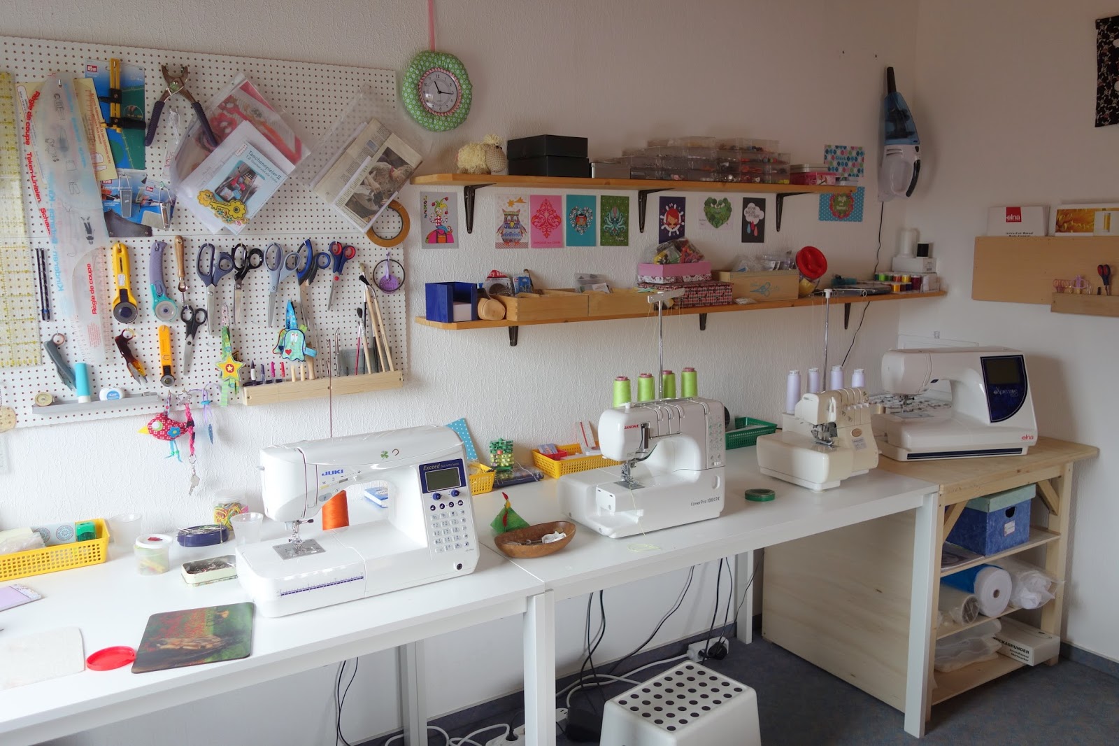 Naehoma - moni: Freutag, mein neues Nähzimmer ist fertig
