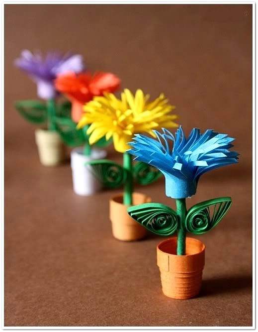Pot Bunga  Dari Origami  Informasi Seputar Tanaman Hias