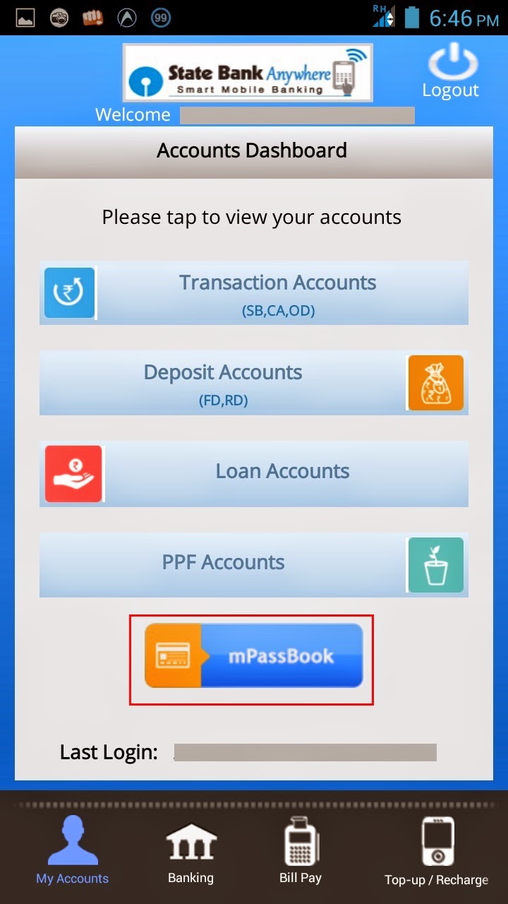 How To Get SBI mPassBook For *State Bank Anywhere* Mobile Users How To Get SBI mPassBook For *State Bank Anywhere* Mobile Users