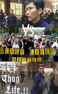  Post settings Labels Black Lives Matter, BLM protests, Asian guy vs Black Lives Matter