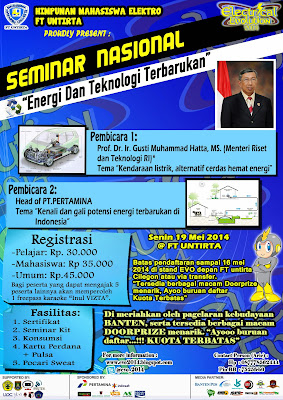 Seminar Nasional Electrical Evolution (E-VO) 2014 Seminar Nasional Electrical Evolution (E-VO) 2014