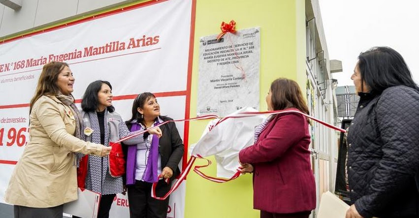 PRONIED: Más de 200 niños de Ate mejoraron sus condiciones educativas este año - www.pronied.gob.pe PRONIED: Más de 200 niños de Ate mejoraron sus condiciones educativas este año - www.pronied.gob.pe