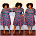 M6953: Pink and Blue African Print