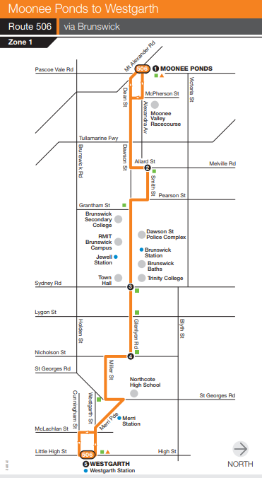 Bus 506 Route Map Melbourne On Transit: Timetable Tuesday #7: Bus Route 506