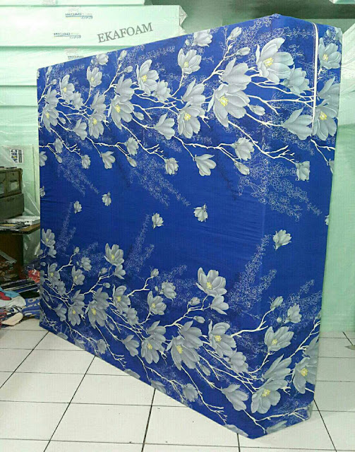 Kasur inoac motif alya biru Kasur inoac motif bunga alya biru