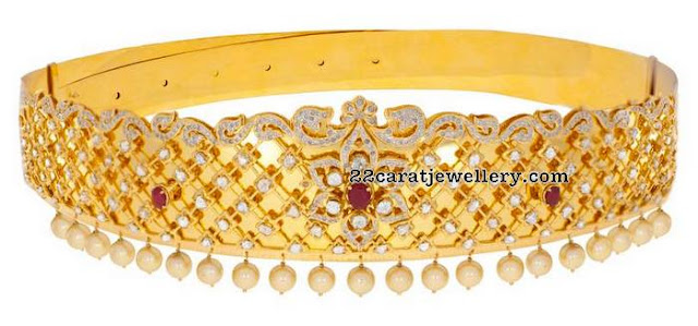 Uniquely Crafted Vaddanam Designs - Jewellery Designs