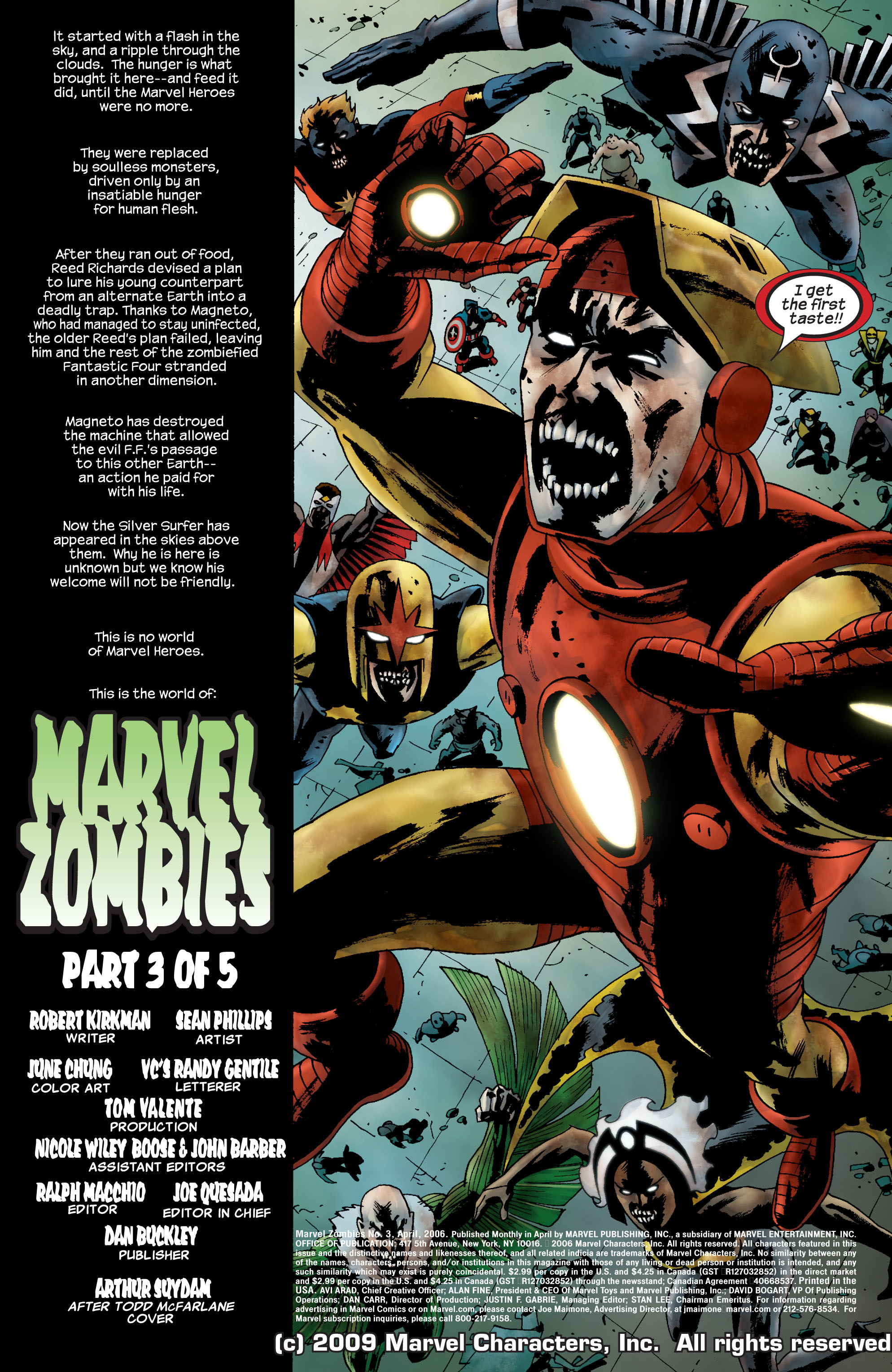 Read online Marvel Zombies (2006) comic -  Issue #3 - 2