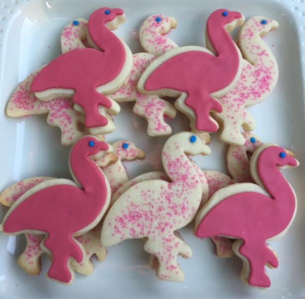 Flamingo Cookies and Cocktails!