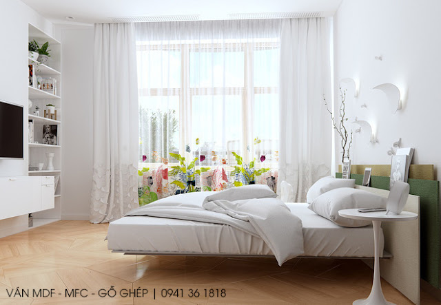 thiết kế phòng ngủ phong cách sang trọng hiện đại
