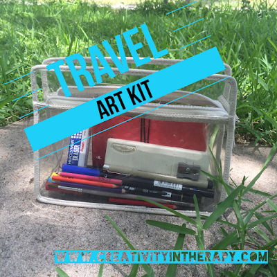 Travel Art Kit | Creativity in Therapy | Carolyn Mehlomakulu