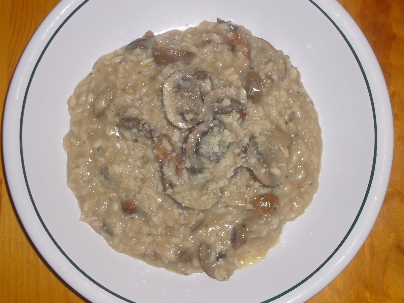 Kitchen Sink Diaries Mushroom & Pancetta Risotto