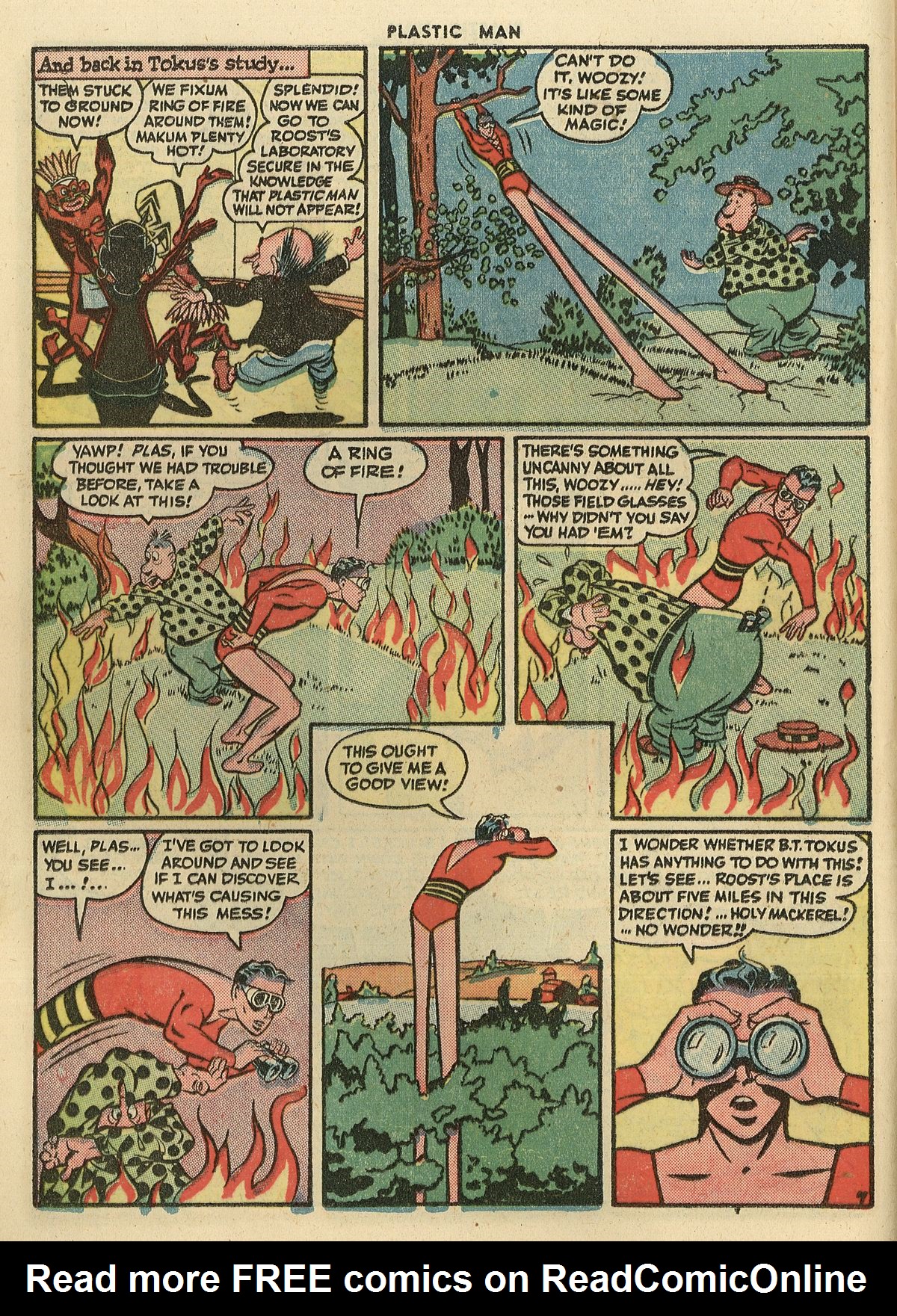 Read online Plastic Man (1943) comic -  Issue #3 - 22