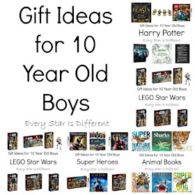 Gift ideas for 10 year old boys.