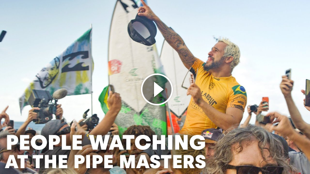 An Unfiltered Unbiased Behind-The-Scenes Glimpse Of The Pipe Masters People Watching
