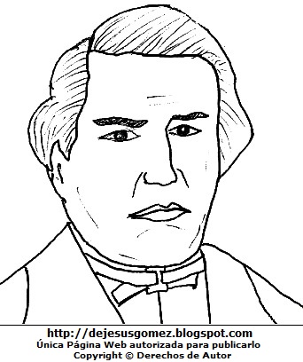 José de la Torre Ugarte Imagen de José de la Torre Ugarte para colorear pintar o imprimir. Dibujo de José de la Torre Ugarte hecho por Jesus Gómez
