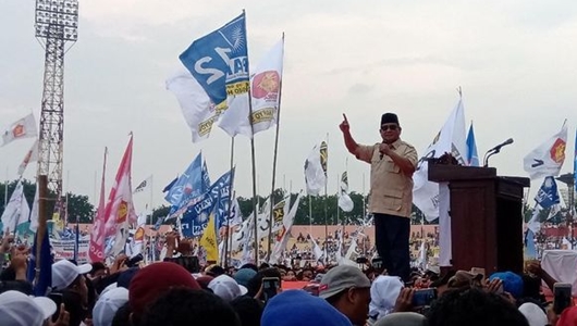 Pesan Prabowo Untuk Relawan: Jangan Menyerah, Kita Menang!