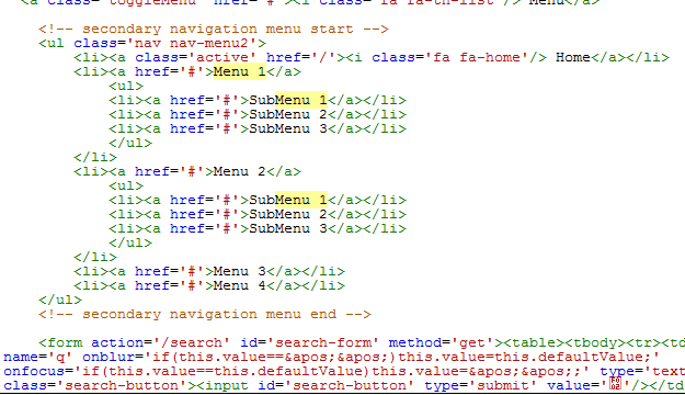 Cara edit menu template Evo Magz di blog Vol. 1_merubah nama menu