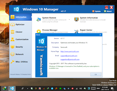 Download Windows 10 Manager 2.2.3 Full Version Crack Keygen Terbaru Gratis 